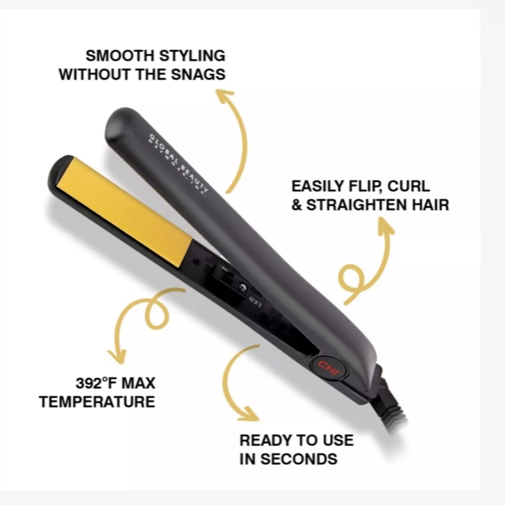 CHI Original 1" Ceramic Hairstyling Iron New, without box, never used